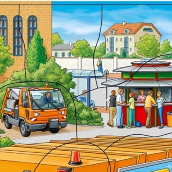 Ravensburger Frame Puzzles - Waste Collection (35 Pieces) New Sealed Age 4+ - Picture 6 of 16